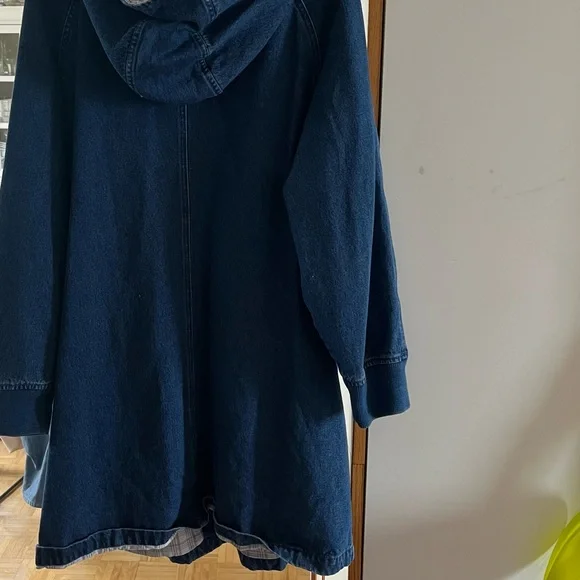 Long denim jacket - Picture 4 of 10